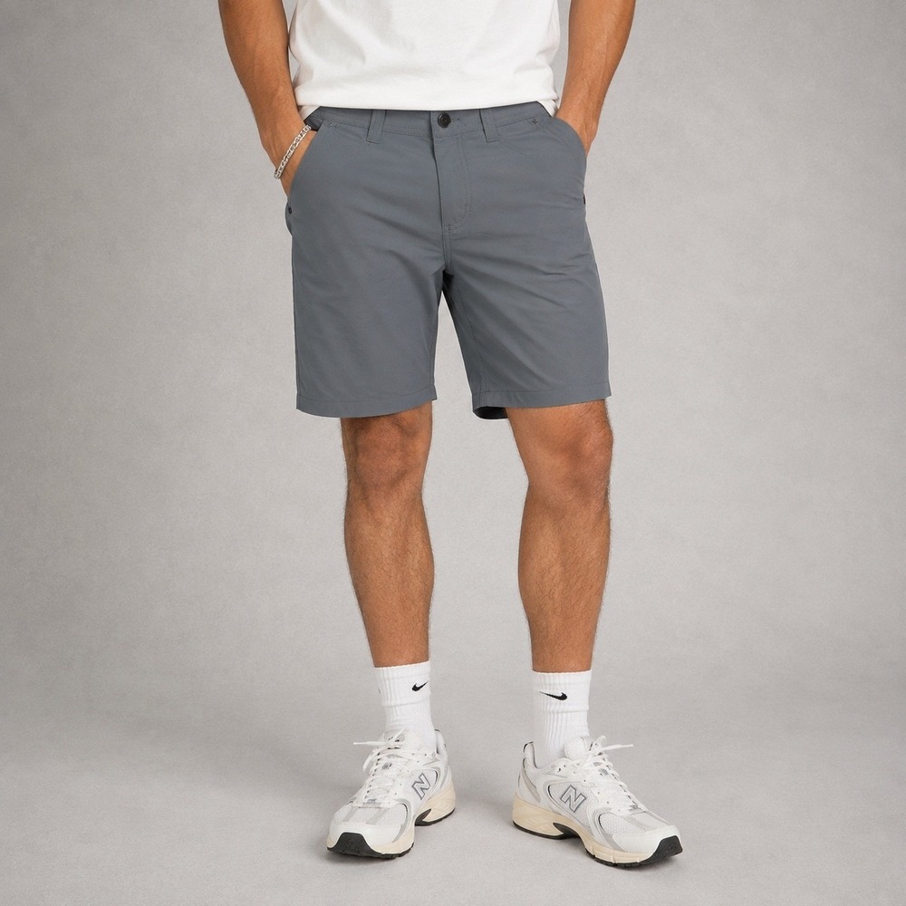 Ascend Shorts Men 32 Gray Hiking Nylon Stretch Outdoor Cargo Performance Fishing